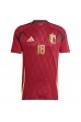 België Orel Mangala #18 Voetbaltruitje Thuis tenue EK 2024 Korte Mouw